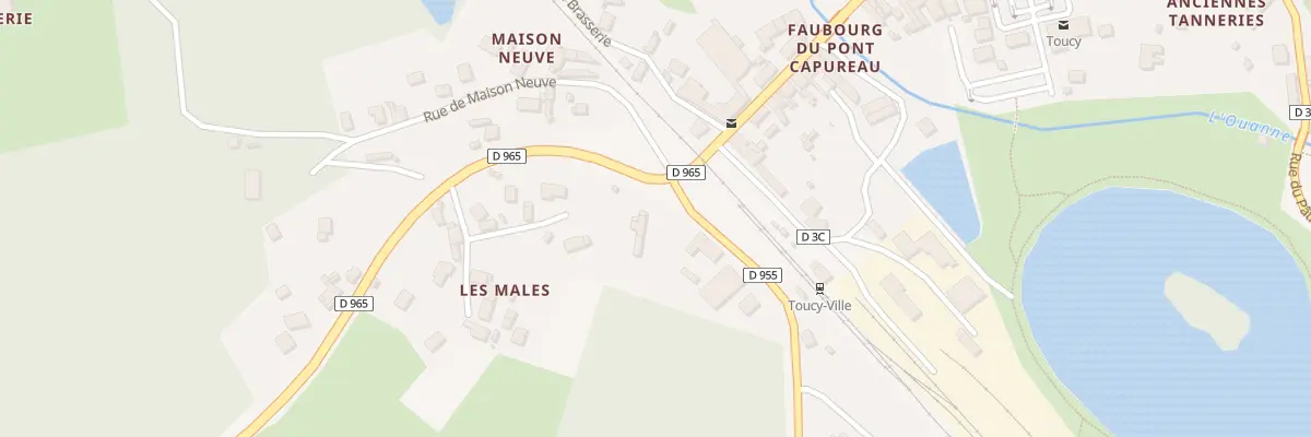 Plan du 527 Ham Les Males à Toucy