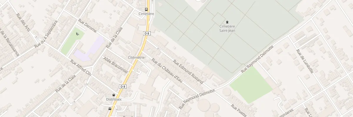 Plan du 25 Rue Edmond Rostand à Saint-Quentin