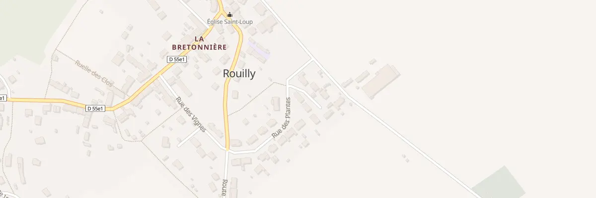 Plan du 8 Imp des Plantes à Rouilly