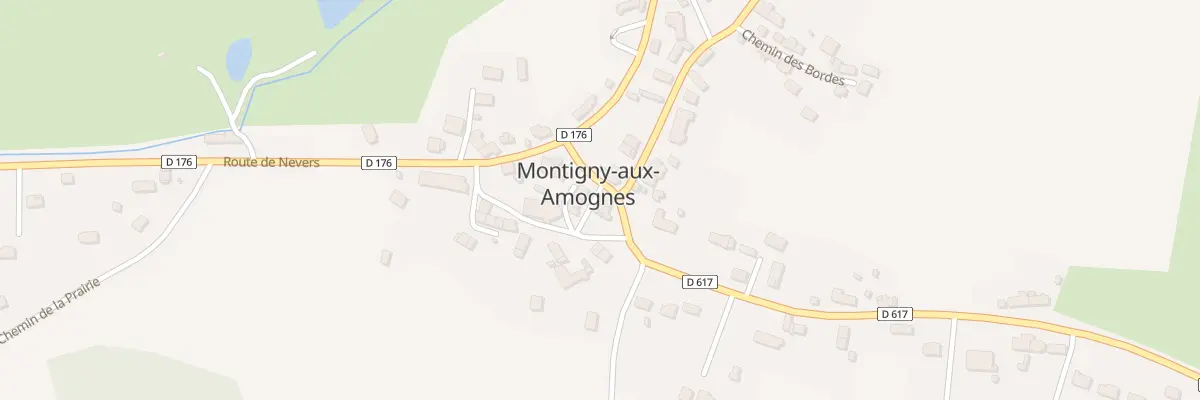 Plan du 1 Rue de l’Église à Montigny-aux-Amognes