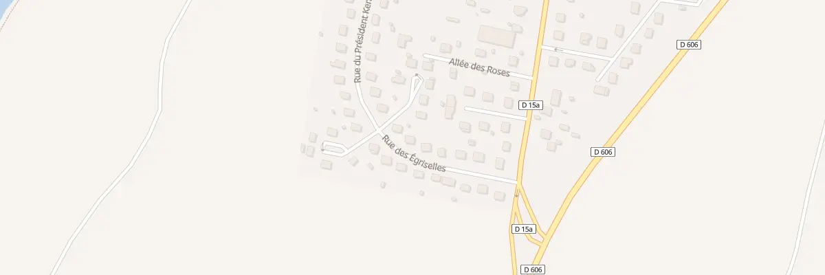 Plan du 10 Rue des Egriselles à Villeneuve-sur-Yonne