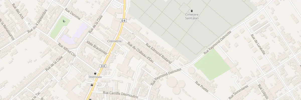 Plan du 24 Rue Edmond Rostand à Saint-Quentin