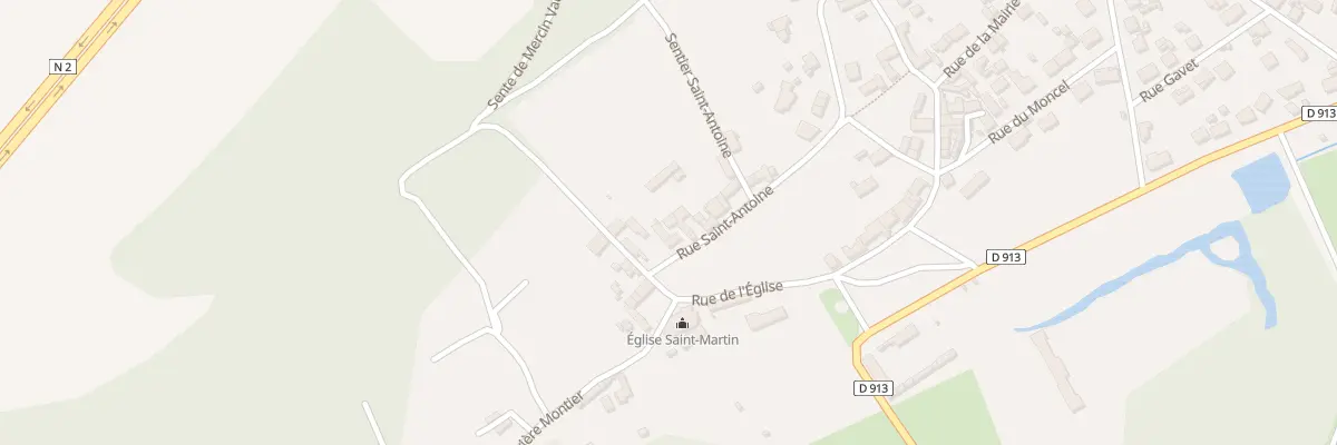Plan du 61 Rue Saint Antoine à Vauxbuin