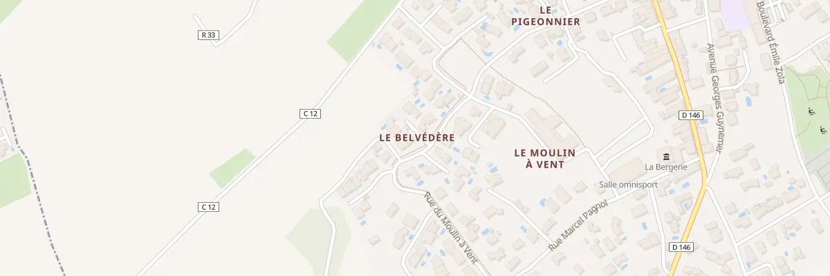 Plan du 32 Rue du Moulin à Vent à Abeilhan
