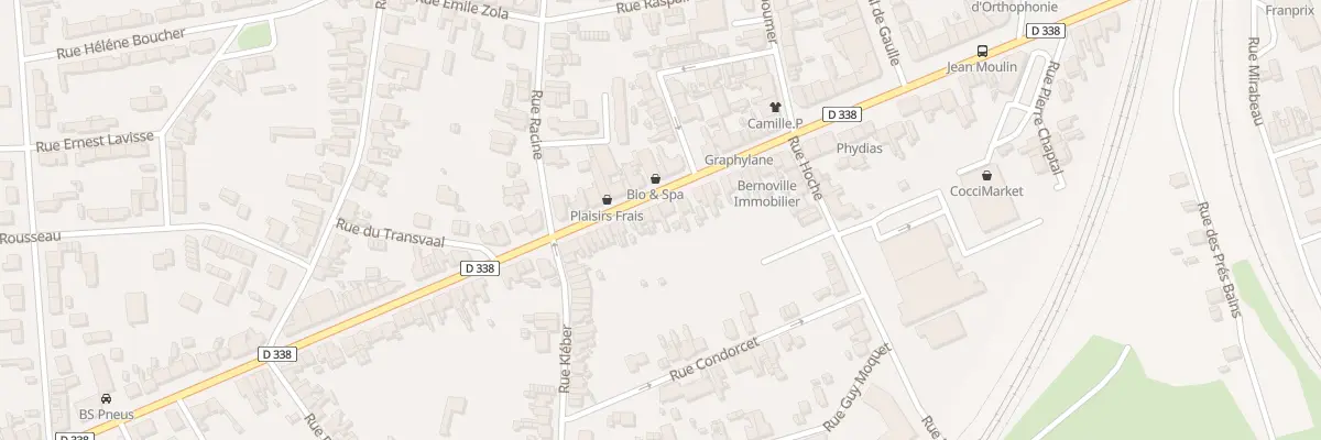 Plan du 61 Bd Gambetta à Tergnier