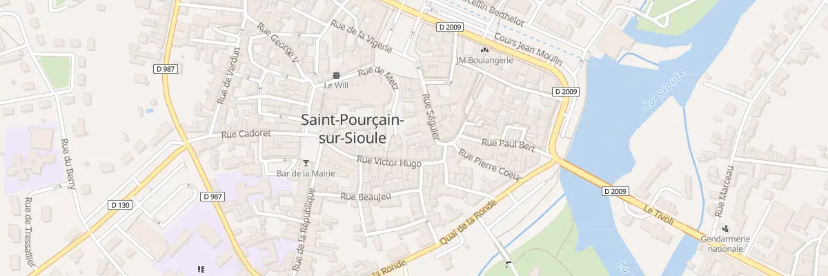 Plan du 7 Rue Séguier à Saint-Pourçain-sur-Sioule