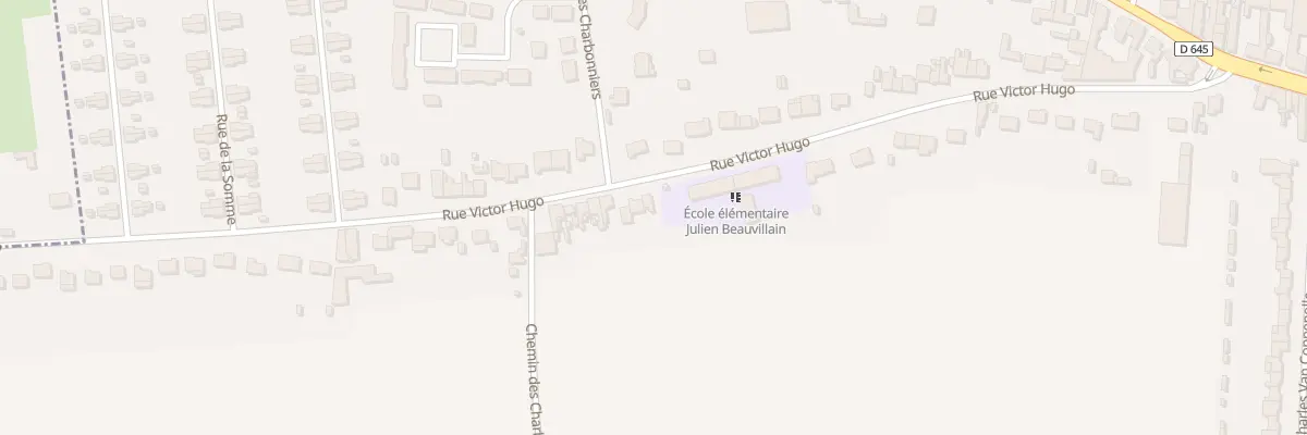 Plan du 33 Rue Victor Hugo à Abscon