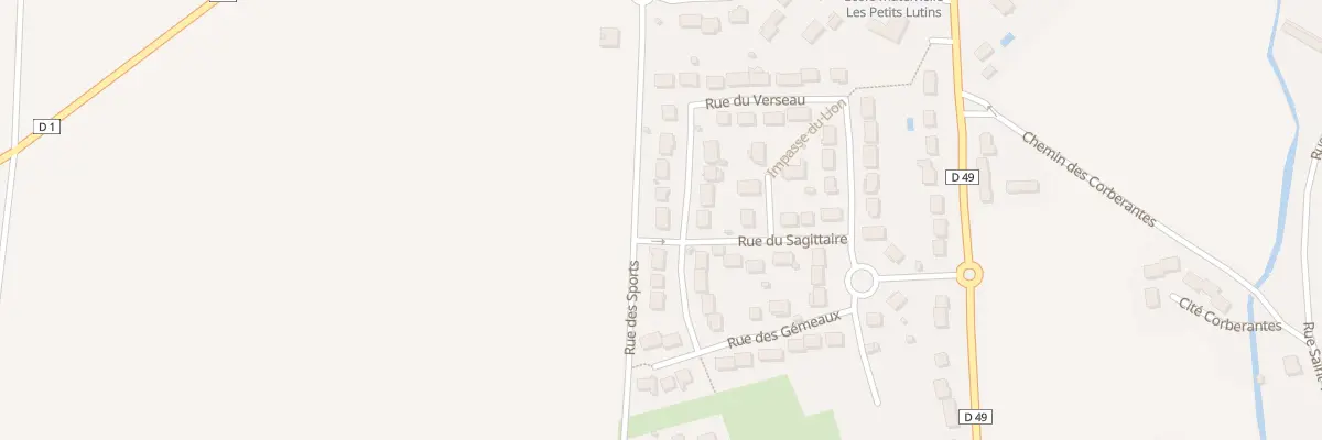 Plan du 71 Rue du Verseau à Gouaix