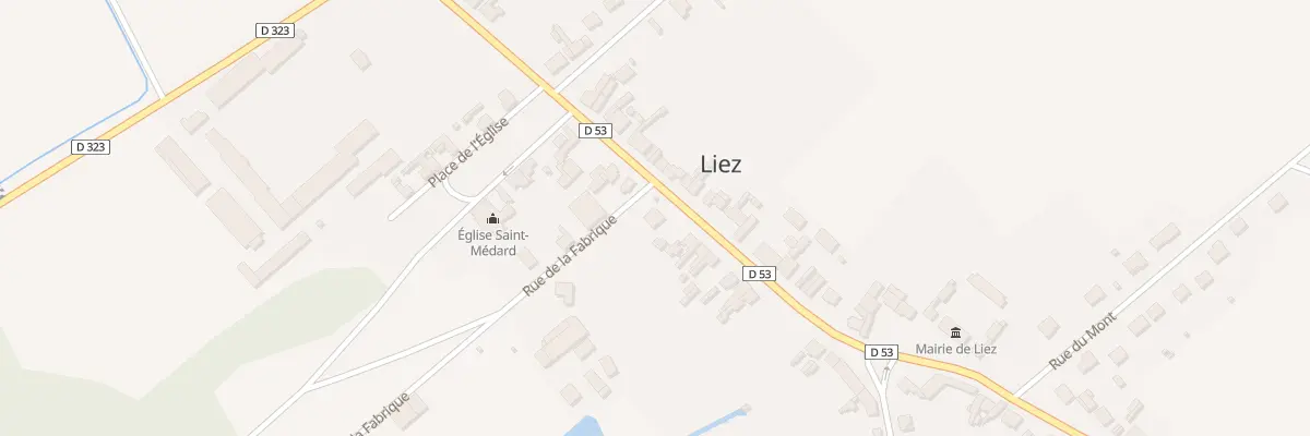 Plan du 22 Rte de Saint-quentin à Liez