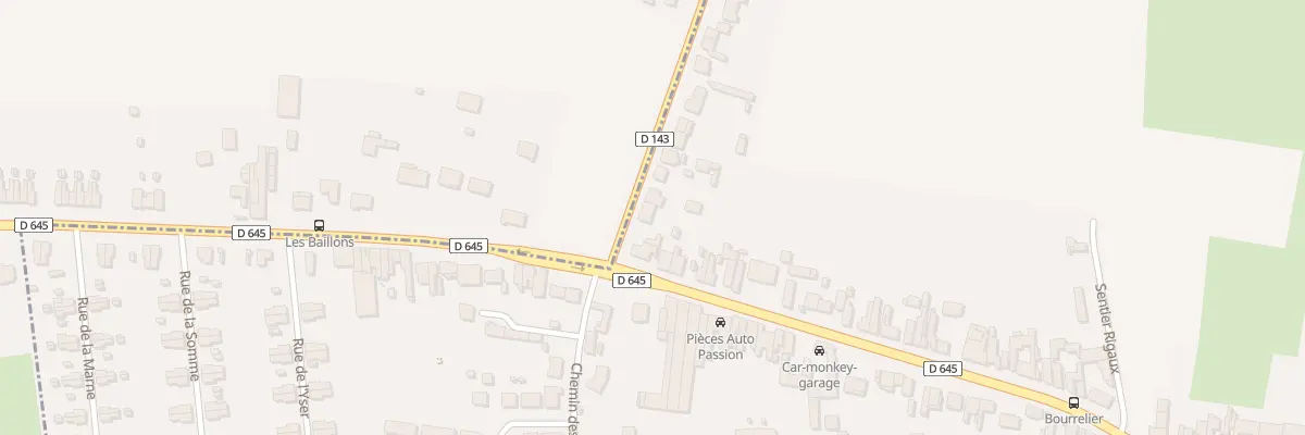 Plan du 6 Rue de l’Attaque du Nord à Abscon