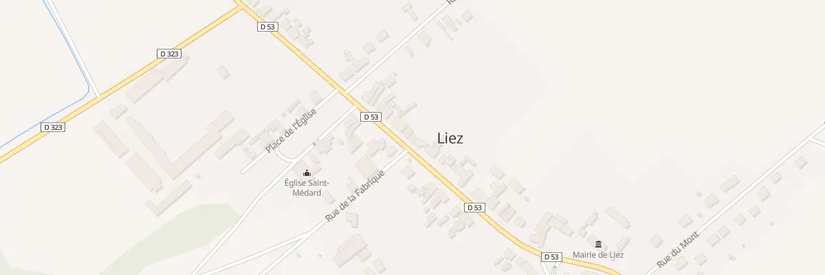 Plan du 23 Rte de Saint-quentin à Liez