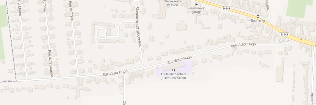 Plan du 40 Rue Victor Hugo à Abscon