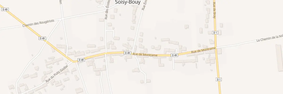 Plan du 24 Rue Emile Tripé à Soisy-Bouy