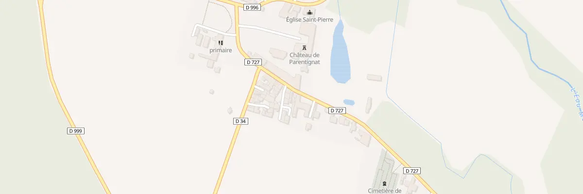 Plan du 22 Rte du Vernet-la-varenne à Parentignat