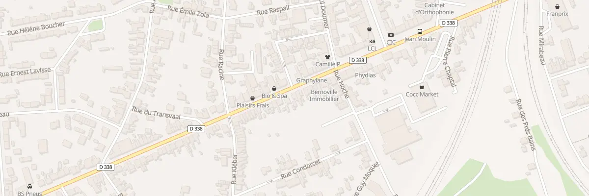 Plan du 55 Bd Gambetta à Tergnier