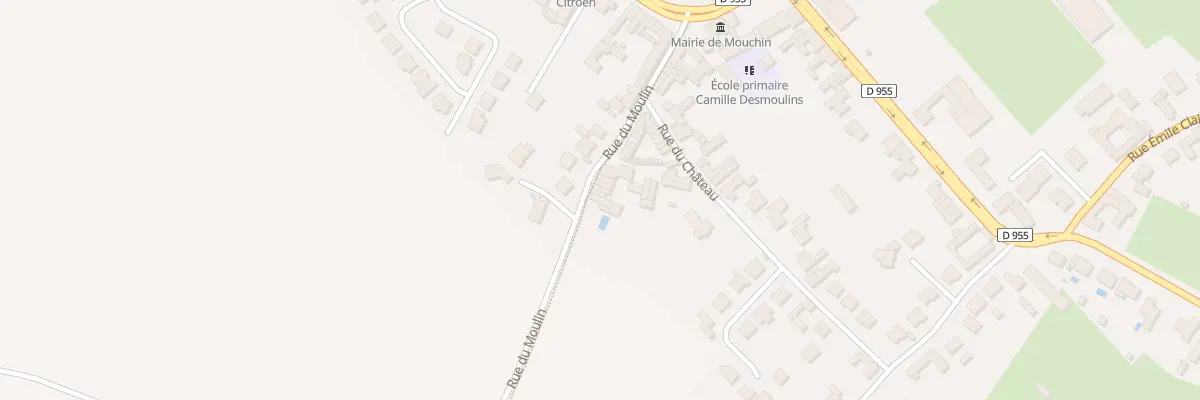 Plan du 27 Rue du Moulin à Mouchin