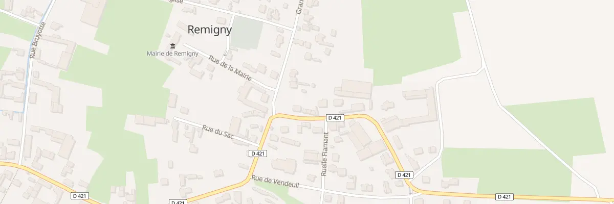 Plan du 1 Rue de la Croix à Remigny