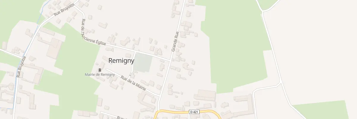 Plan du 12 Gr Gde Rue à Remigny