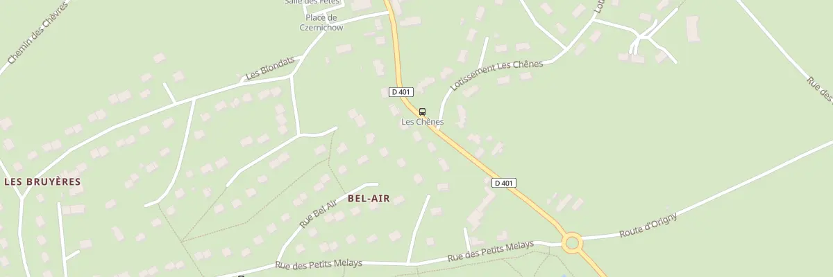 Plan du 8 Rue Saint Vincent à Neuvy