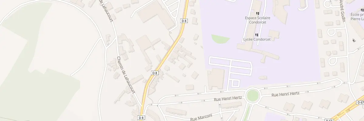 Plan du 160 Rue Georges Pompidou à Saint-Quentin