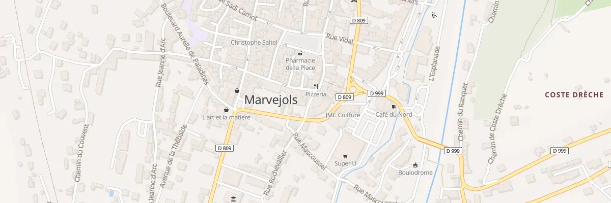 Plan du 1B Rue Paul Mendras à Marvejols