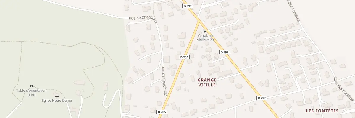 Plan du 19 Av de la Gare à Vertaizon