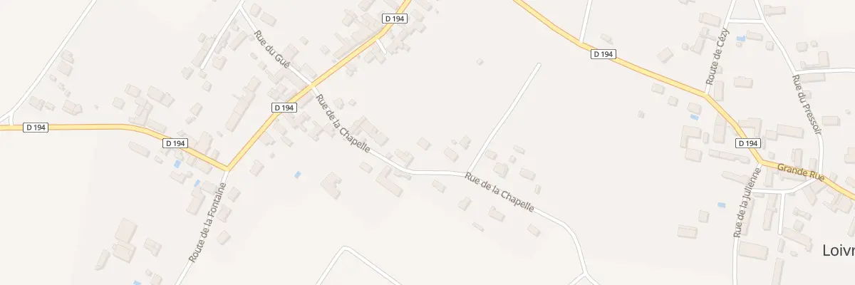 Plan du 9 Rue de la Chapelle à La Celle-Saint-Cyr
