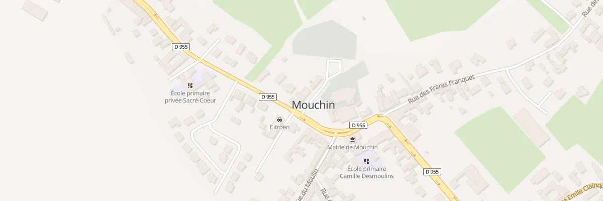 Plan du 81B Rue de Saint Amand à Mouchin
