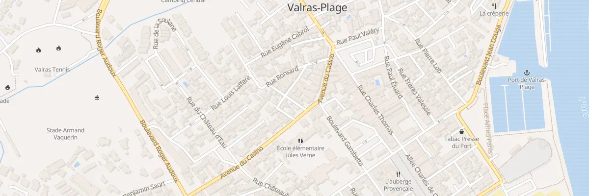 Plan du 4 Rue du 22 Août 1944 à Valras-Plage