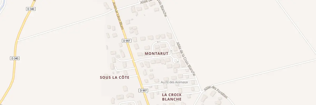 Plan du 6507 Av Léon Blum à Vertaizon