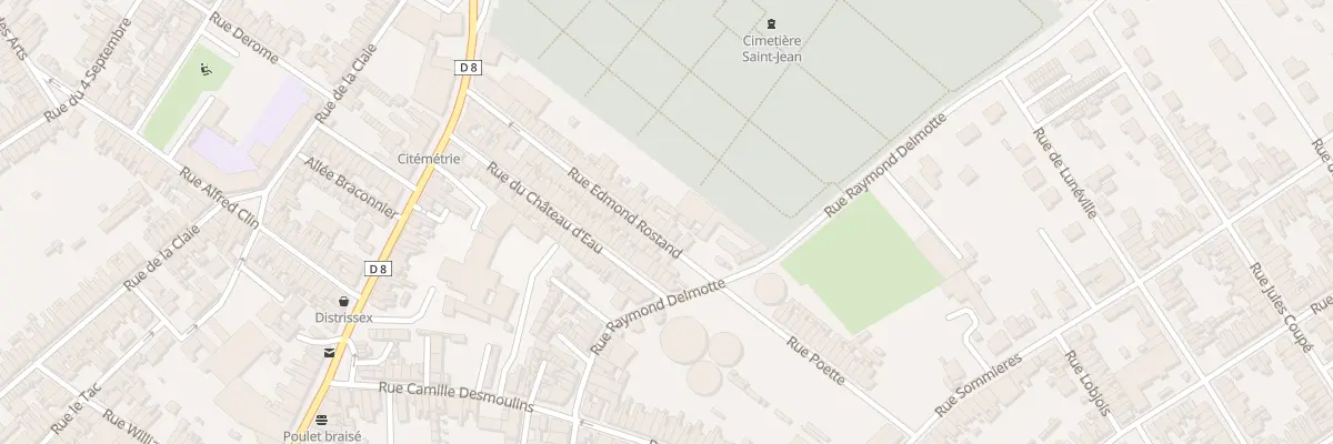 Plan du 47 Rue Edmond Rostand à Saint-Quentin