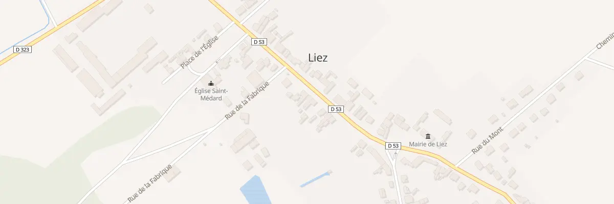 Plan du 18 Rte de Saint-quentin à Liez