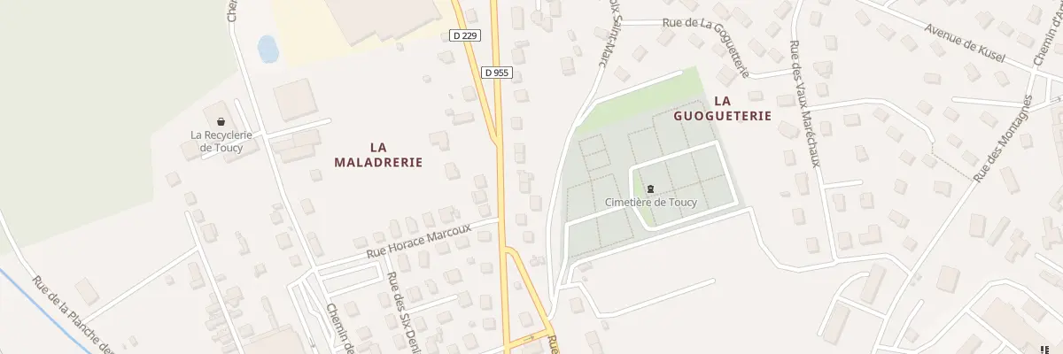 Plan du 30 Av Aristide Briand à Toucy