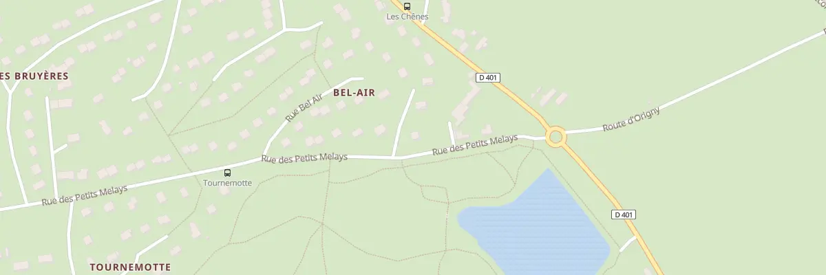 Plan du 5 Bel - Air - les Vignes à Neuvy