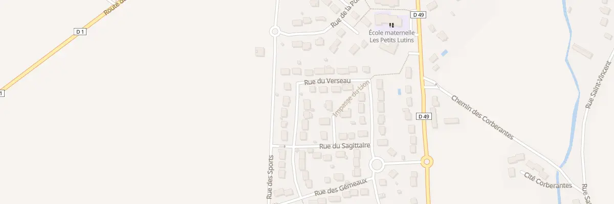 Plan du 46 Rue du Verseau à Gouaix