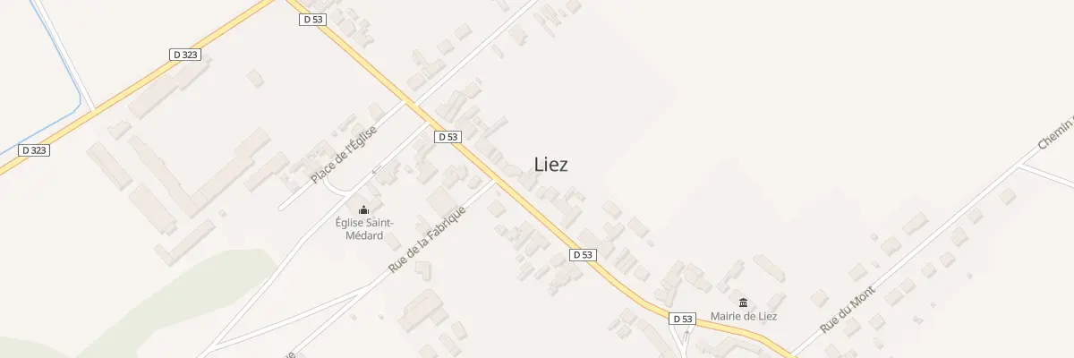 Plan du 17 Rte de Saint-quentin à Liez