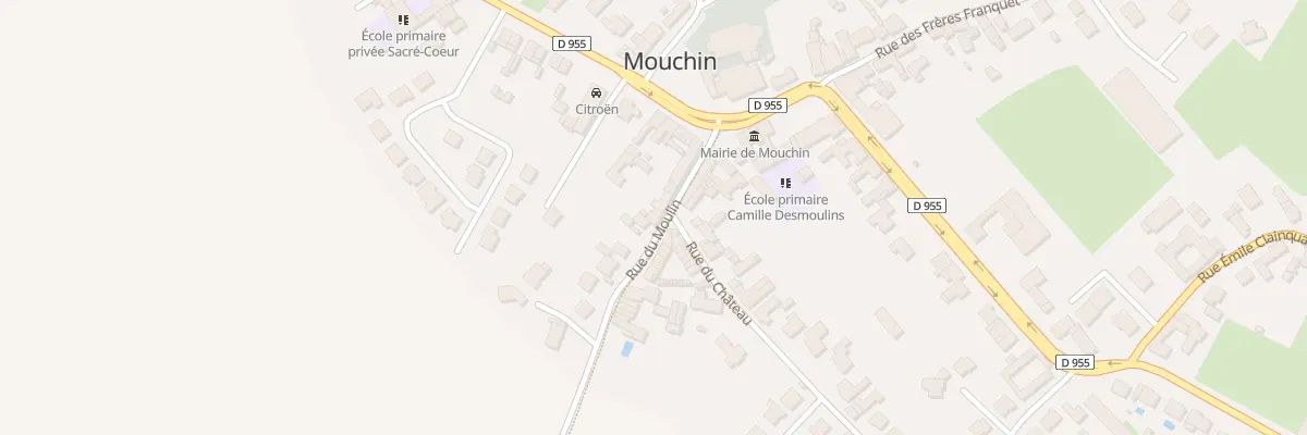 Plan du 4 Rue du Moulin à Mouchin
