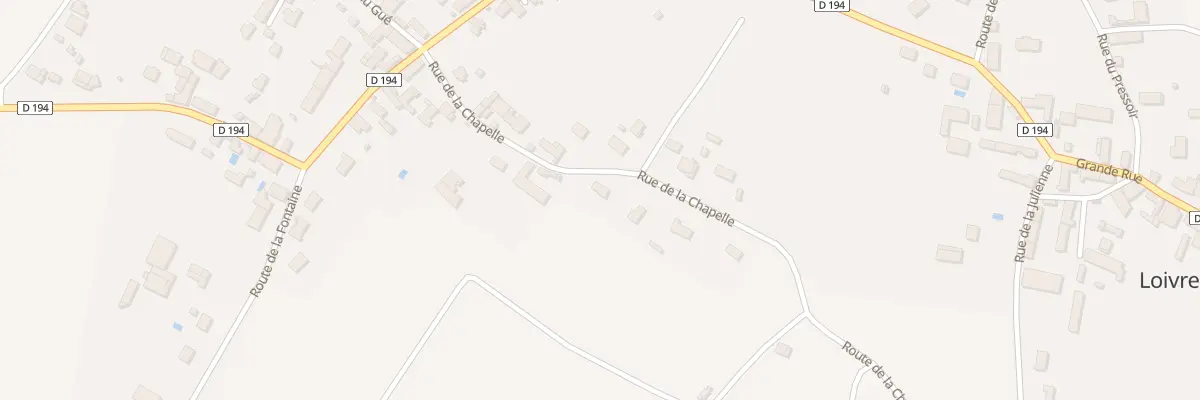 Plan du 10 Rue de la Chapelle à La Celle-Saint-Cyr