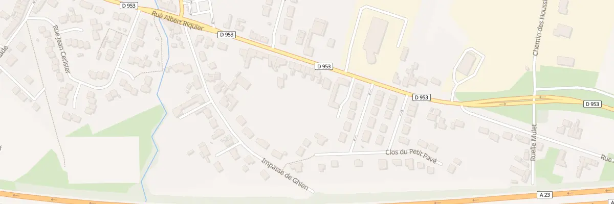 Plan du 1692 Rue Albert Ricquier à Beuvry-la-Forêt