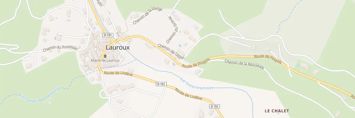 Plan du 5250F Le Village à Lauroux