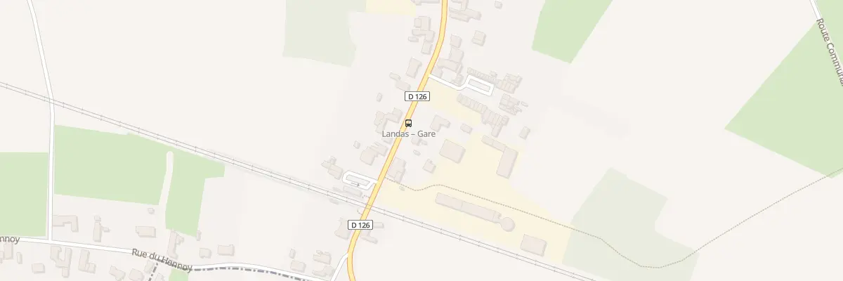 Plan du 899 Rue du Marechal Leclerc à Landas