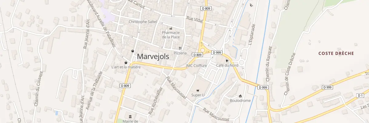 Plan du 19 Bd Marechal Foch à Marvejols