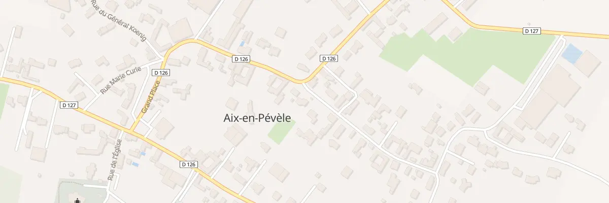 Plan du 22 Rue du Marechal Leclerc à Aix-en-Pévèle