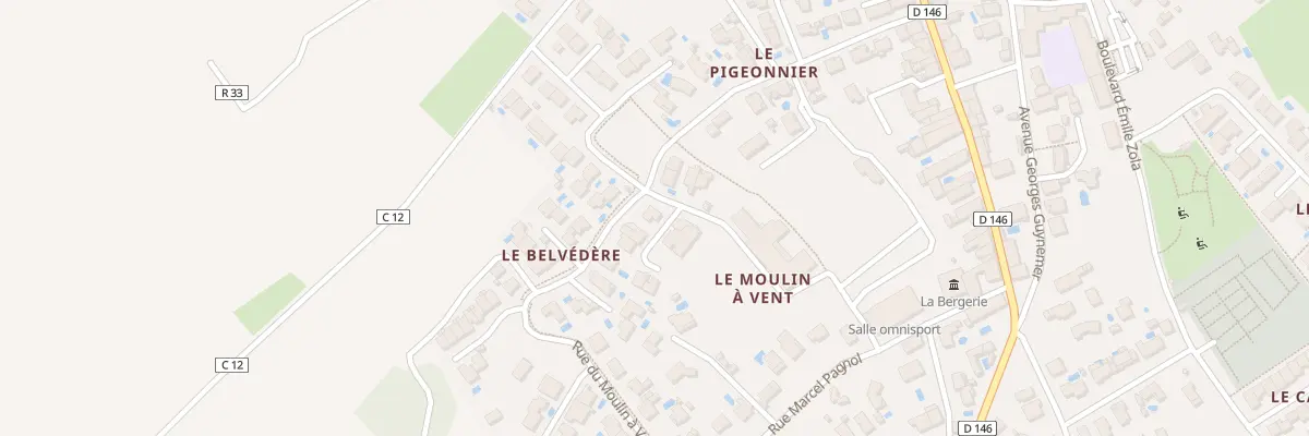 Plan du 45 Rue du Moulin à Vent à Abeilhan