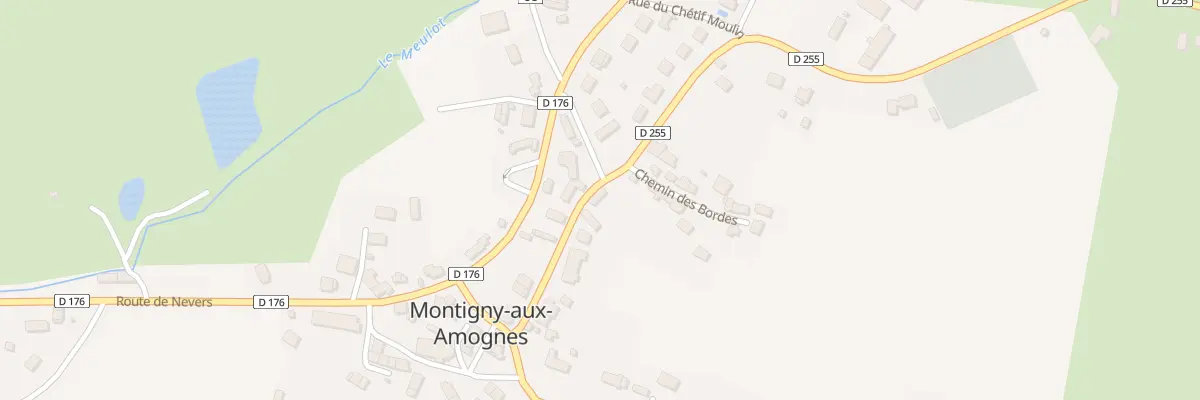 Plan du 14 Rte de Saint-Sulpice à Montigny-aux-Amognes