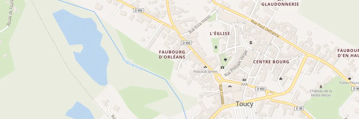 Plan du 6 Rle des Mulets à Toucy