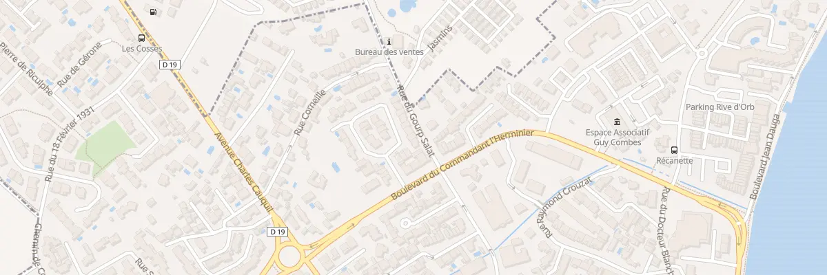Plan du 46 Rue de la Paix à Valras-Plage