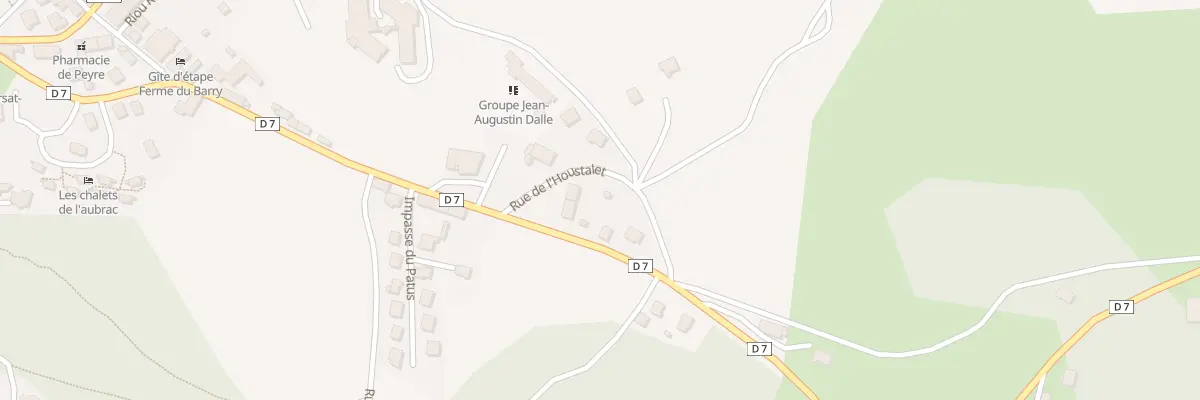 Plan du 40 Rue de l’Houstalet à Peyre en Aubrac