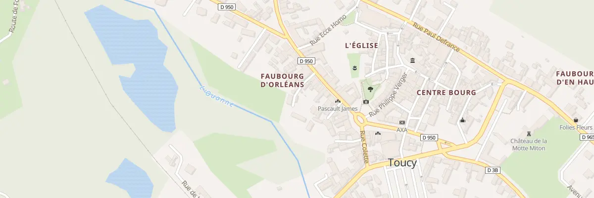 Plan du 7 Rle des Mulets à Toucy
