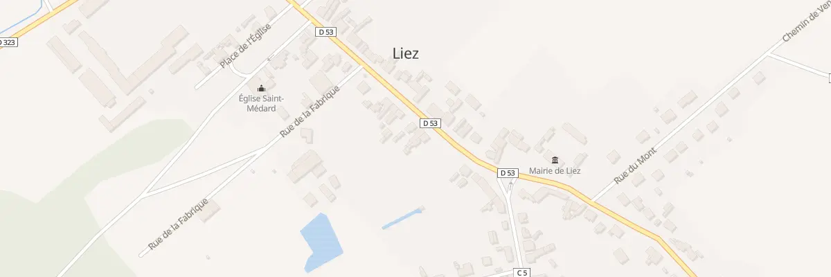 Plan du 10 Rte de Saint-quentin à Liez